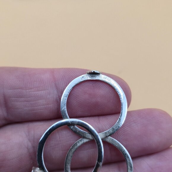 Size 6.5 Sterling Silver Opening Hands Claddagh Heart Band Ring A5475 - Picture 6 of 9